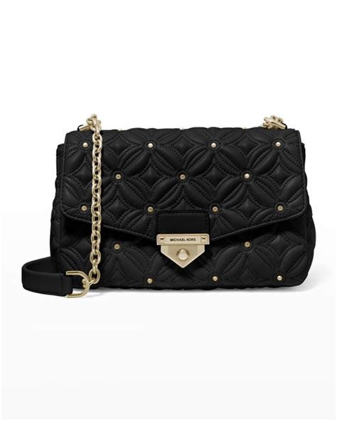 michael kors quilted floral bag|Michael Kors soho shoulder bag.